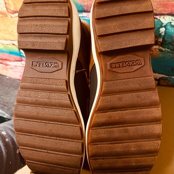 Wolverine Men's Brown and Black Boots - Picture 6 of 7